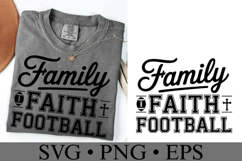 Family Faith Football Svg | Sport Svg | Shirt Svg Product Image 2