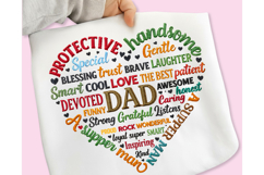 Father's Day PNG, Faux Yarn Dad PNG, Best Dad Ever PNG, Dad Product Image 4
