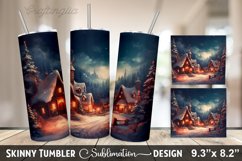 Christmas Tumbler Sublimation Design Product Image 1