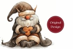 Christmas Gnome Tumbler, Cute Christmas Tumbler Sublimation Product Image 2