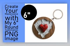 Heartfelt Keychain: 3D Wall Art Design Product Image 1