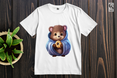 Cute Hedgehog Donut Clipart Sublimation PNG Product Image 2