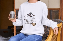 Cute Halloween Fall Ghost PNG Bundle Product Image 2