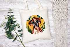 Summer Boxer Dog Illustration, Funny Boxer Dog Print Product Image 2