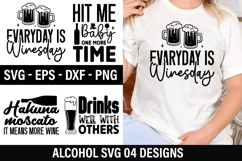 Alcohol SVG Design - Alcohol T-shirt Design Product Image 1
