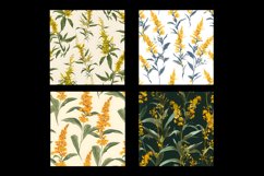 Goldenrod Flower Digital Paper Pattern Product Image 2