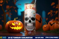 Halloween Tumbler Sublimation Wraps, Tumbler Halloween Product Image 2