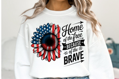 Home of the free because of the brave svg | Shirt Svg Product Image 1