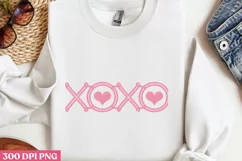XOXO PNG, Retro Valentine Sublimation PNG Product Image 3
