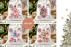 Cartoon Christmas Nutcracker Santa Sack, Kids Santa Sack PNG Product Image 2