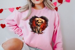 Valentine Broken Heart Animal Clipart Bundle Product Image 2