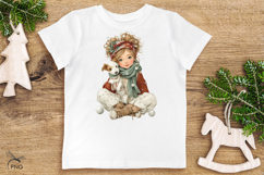 Cute girl with a pet sublimation Product Image 2