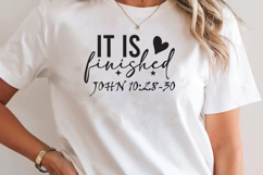 It Is Finished PNG T-Shirt Design Product Image 2