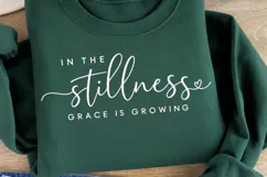 In the Stillness Grace Is Growing PNG, Christian Grace Faith Product Image 2