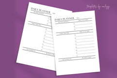 Modern Daily Planner Template | Canva Editable Daily Planner Product Image 2