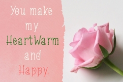Heart Landing - Cute Valentine Display Font Product Image 2
