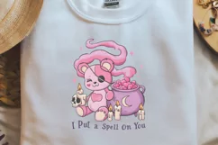 Pink Halloween I Put A Spell On You PNG Sublimation Product Image 1