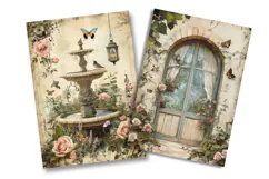 Vintage Garden Junk Journal Pages Product Image 2