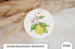 Watercolor Lemons composition png Product Image 2