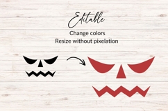 Angry Jack O Lantern Face SVG Product Image 2