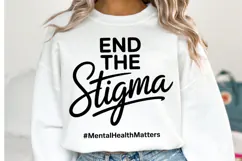 End the Stigma Svg Design | Svg Cut Files | Shirt Svg Product Image 1
