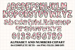 Mother's Day Alphabet clipart, mother’s day letters doodle Product Image 2
