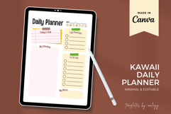 Kawaii Daily Planner Printable Cute Pastel Planner Product Image 2