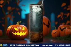 Halloween Tumbler Sublimation Wraps, Tumbler Halloween Product Image 2