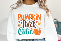 Pumpkin Patch Cutie Svg | Thanksgiving Svg | Shirt Svg Product Image 1