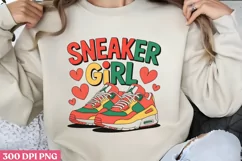 Sneaker Girl PNG, Black History Month Sublimation Product Image 1