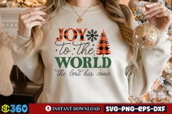 Joy to the world the lord has come SVG, Christmas SVG Product Image 2