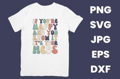 Retro If You&#039;re Happy and You Know It It&#039;s Your Meds SVG Product Image 2