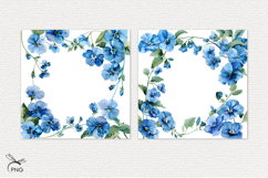 Floral digital paper, background clipart Product Image 2