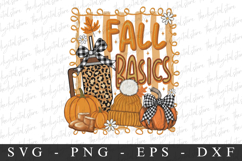 Fall Basics Clipart Sublimation PNG | Fall Png Product Image 1