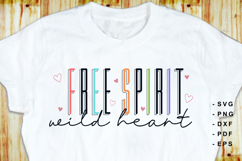Free spirit wild heart SVG, Inspirational Quotes T shirt PNG Product Image 2