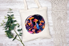 Neon Forest Illustration PNG, Cartoon Forest PNG Product Image 2