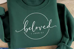 Beloved 1 John 3:1 Christian PNG, Beloved Bible Verse Faith Product Image 2