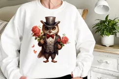Romantic Gentleman Animal clipart, Watercolor Clipart Product Image 2