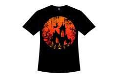 Halloween T-shirt Design with Grunge Product Image 2