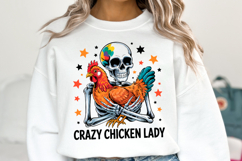 Crazy Chicken Lady Svg | Svg Cut File | Shirt Svg Product Image 1