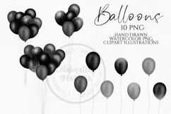Celebrating Gnomes with Balloons | Gnome Clipart PNG Product Image 2
