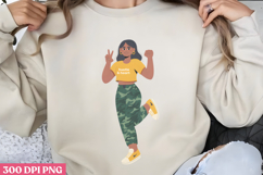 Empowering Black Girl Clipart Bundle PNG Product Image 5
