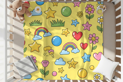 Baby swaddle blanket mockup Product Image 2