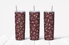 Flowers Roses sublimation design. Skinny tumbler wrap design Product Image 5