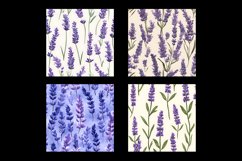 Lavender Flower Digital Paper Patterns Product Image 2