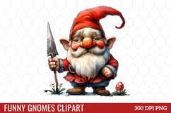 Funny Gnomes Clipart Product Image 1