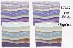 Purple pearls Tumbler Wraps Sublimation. 20 oz, PNG. Product Image 4