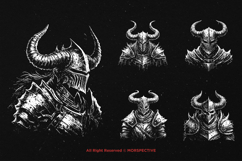 10 Bundle Dark Art Devil Knight Demon Troops Army Warrior Product Image 3