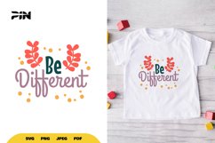 Inspirational SVG - Be Different Product Image 1