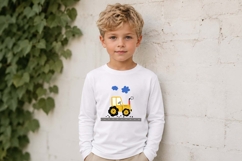 Cute Tractor Nursery Poster Print | EPS SVG PNG JPG Product Image 2